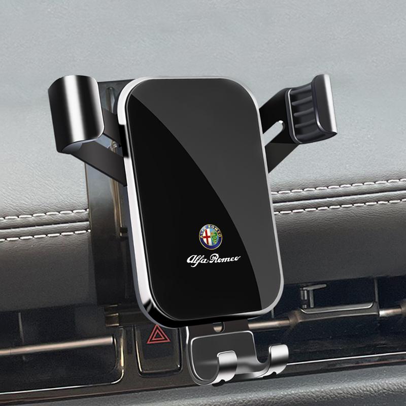 Car Phone Holder Cell Air Vent Mount Moblie GPS Support Stand For Alfa Romeo 159 Giulietta 156 147 Giulia Mito GT Stelvio SpiderGV5