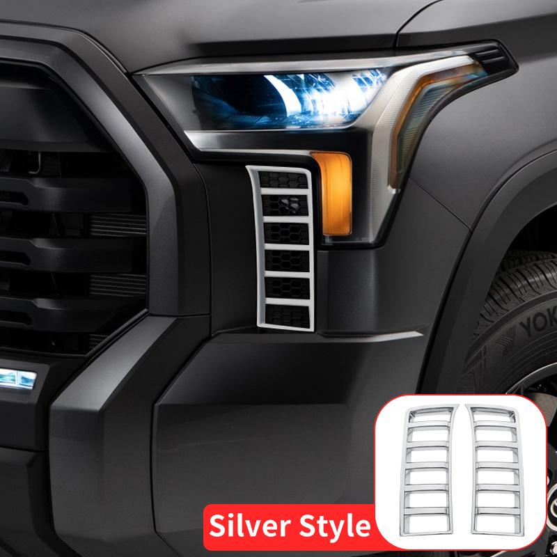 Suitable for 2022 2023 2024 Toyota Tundra Headlight Lower Grille Decorative Intake Grille Modification Accessories