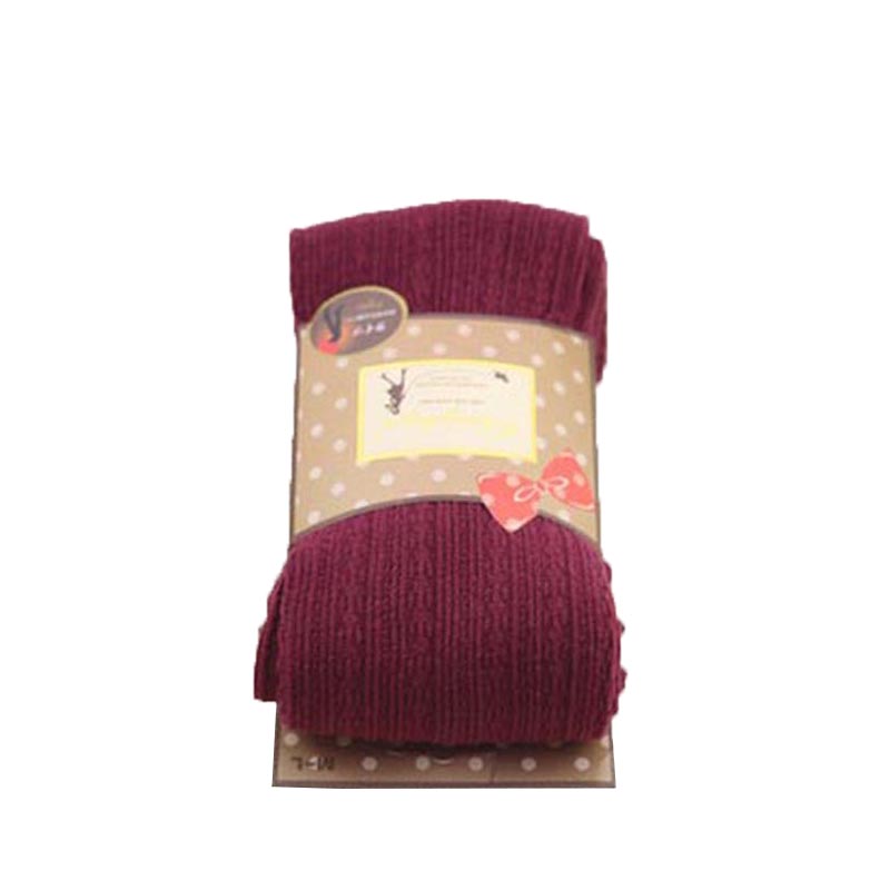 2022 Winter Trend Knitting High elastic super thick Women's pantyhose fashion casual vertical cotton stripes tights free ship