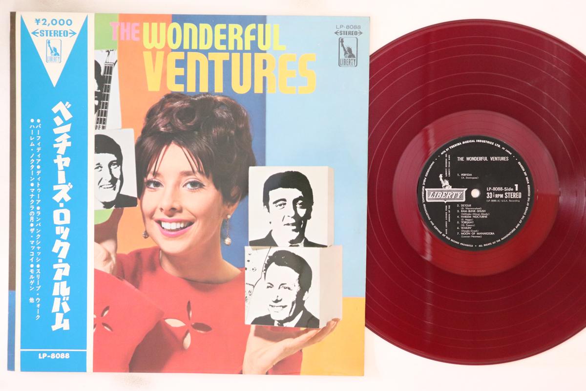 

LP Record VENTURES - Wonderful Ventures LP8088 LIBERTY 1967 Japan Obi Rock Used