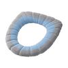 1/4Pcs Toilet Seat Covers Stretchable Thick Soft Padded Toilet Seat Warmer Cushion with Handle