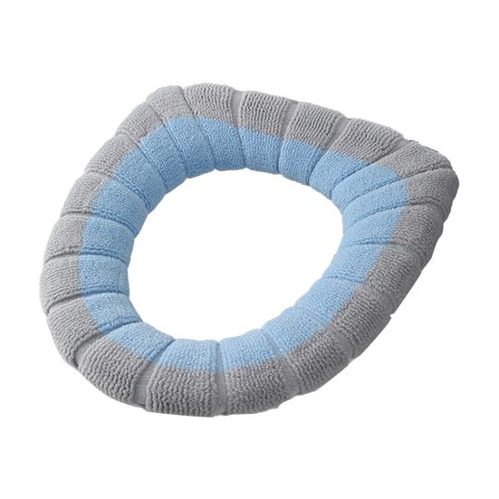 1/4Pcs Toilet Seat Covers Stretchable Thick Soft Padded Toilet Seat Warmer Cushion with Handle