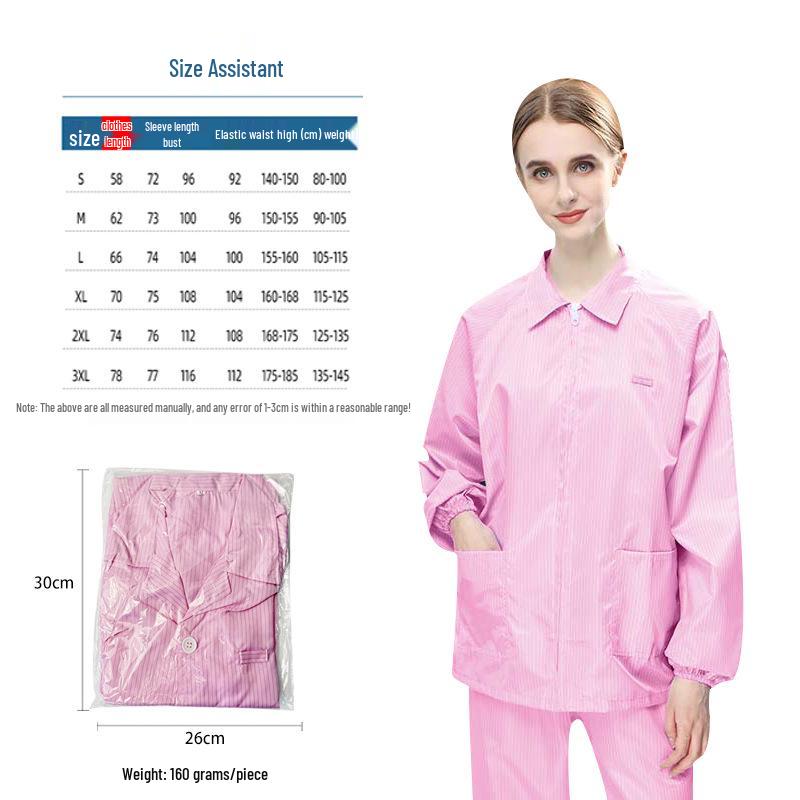 

Полиэстеровая антистатическая пылезащитная защитная рабочая одежда с короткими и длинными рукавами