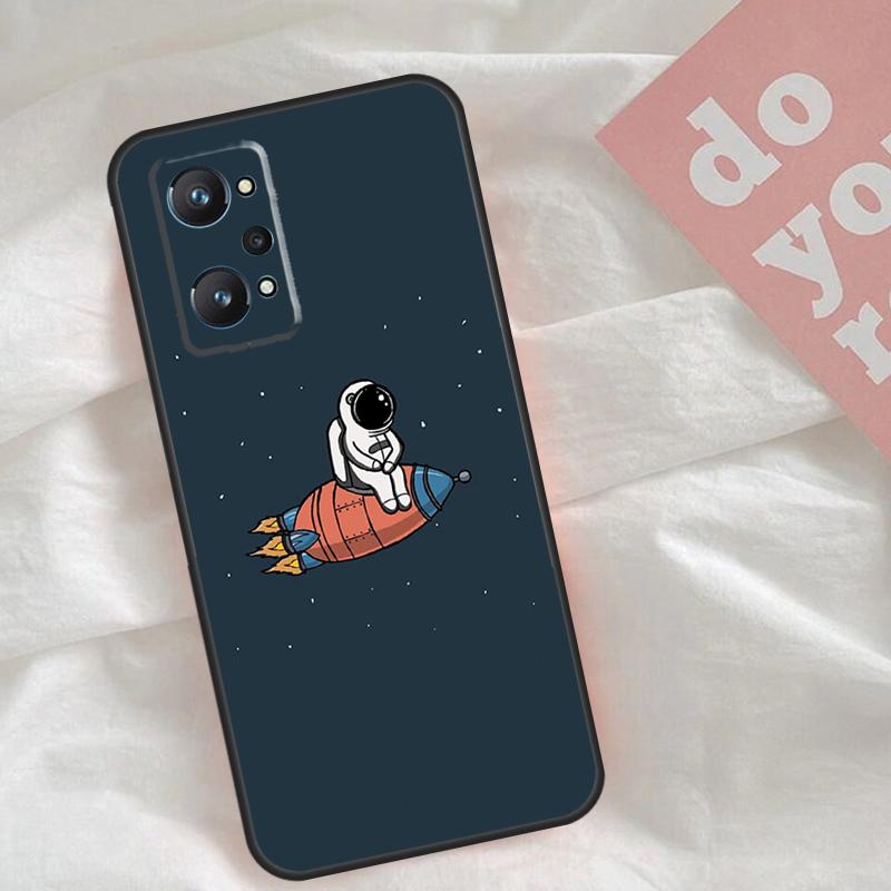 Star Astronaut Cute Case For Realme C75 C63 C61 C65 C67 C55 C51 C53 C35 C71 15 11 12 13 14 Pro Plus GT6 GT7 Pro