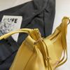 Soft Structured Shoulder Bag with Flap Closure for Daily Use and Fashionable Outfits