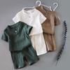 Cotton Baby Sets Leisure Sports Girl Boy T-shirt + Shorts Sets Toddler Clothing Baby Boy Girl Clothes