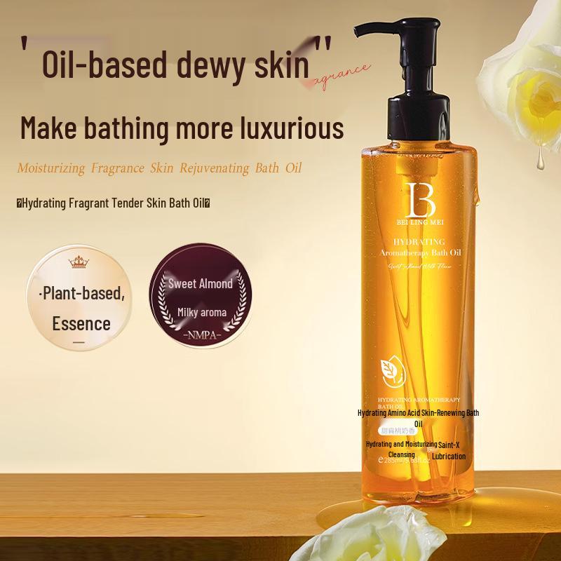 Feuchtigkeitsspendendes und nährendes Badeöl & Langanhaltendes duftendes Duschgel für zarte Haut