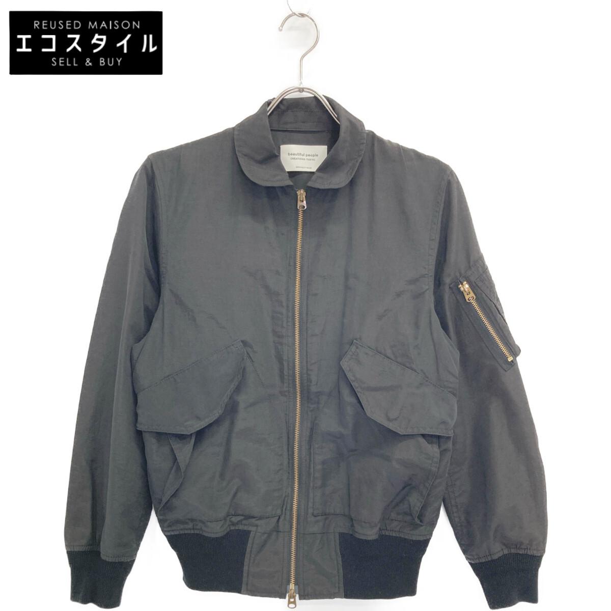

beautifulpeople STUDIOUS Exclusive 1655102804 Black Nylon MA-1 Blouson Jacket S blackUsed