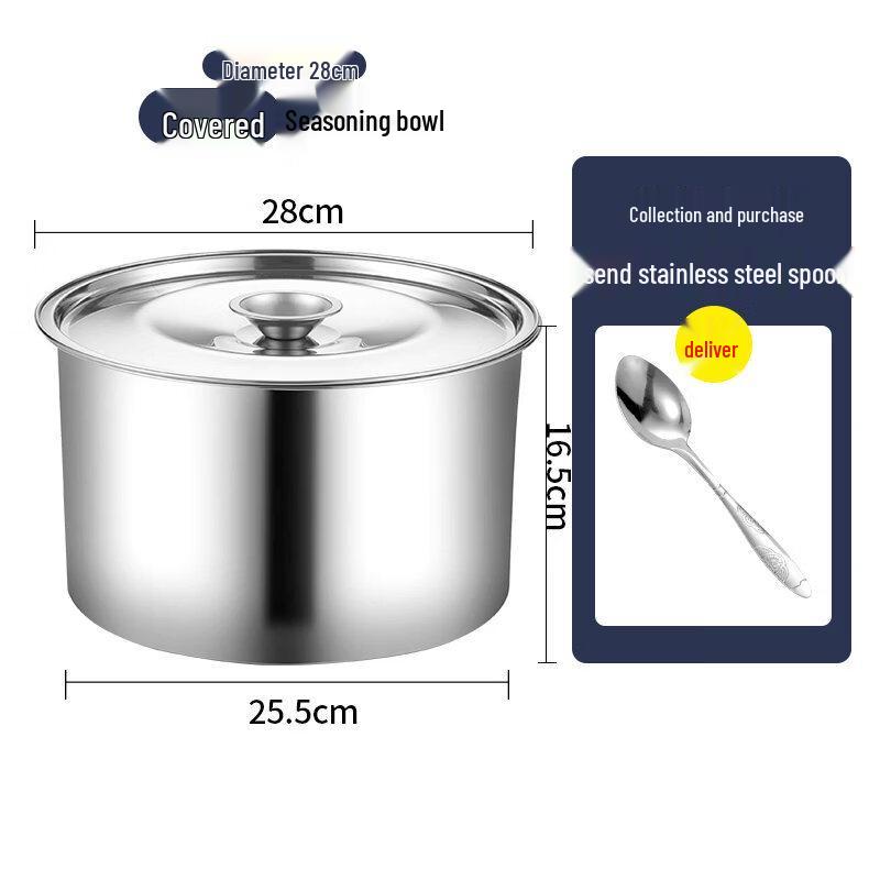 Commercial 304 Stainless Steel Mixing Bowls with Lids, 10-Pack