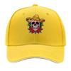 Mexican Sugar Skull Wall Art With Roses Cactus Sombrero Hip Hop hat Fashion Outdoor Sports Sandwich Baseball Cap