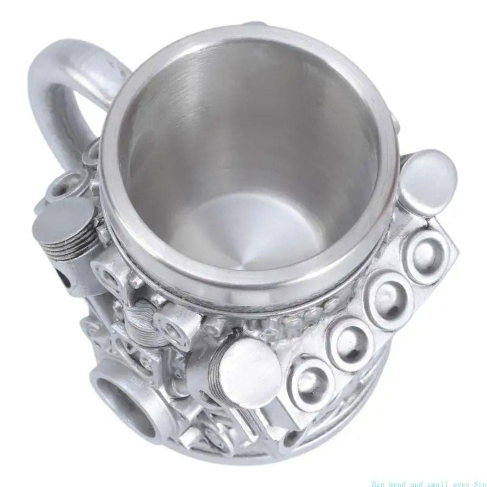 Kitchen Drinkware Car Engines Themed Coffee Mug Rust-Proof Stainless Steel Coffee Cup  Home Decor
