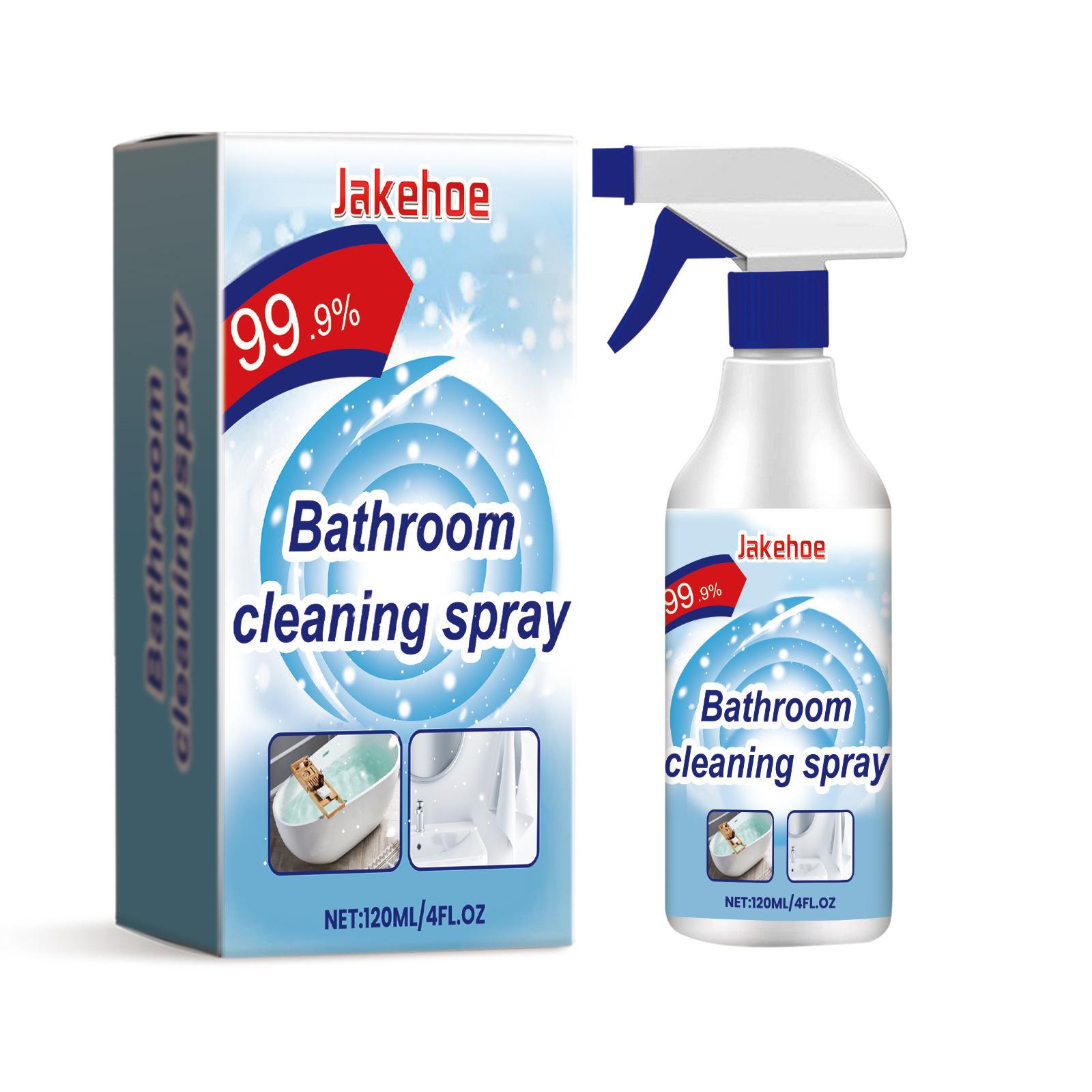 

Bathroom Cleaning Agent Foaming Descaling Cleaning Dirt Oil Stain Removal Glass Polishing Mold Cleaner Foam Cleaner for Mirror 120ml Boxed