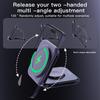 Magnetisches kabelloses Ladegerät 2 in 1 Faltständer für Iwatch Ultra/8/7/6 15W schnelles kabelloses Laden für Iphone 14 Pro/13/12