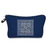 Women Blue and White Porcelain Print Cosmetic Bag Toiletries Organize Travel Storage Case 6701