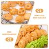 POPETPOP Cookie Food Biscuit Set of Perfect for Pretend Fruit and Promotional Photography and Brown Replicas, Models, 16, Play, School, Events, Shops,