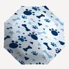 1pc Dog paw prints, bones, hearts, stars. Umbrella with Plastic Handle,Suitable for All Seasons Home Travel Outdoor UmbrellaPT254