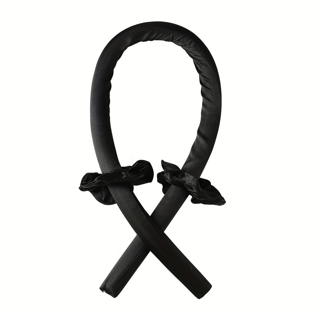 3pcs/Set No Heat Curling Rod Headband Set, Foam Sponge Lazy Heatless Hair Curler with 2 Hair Rings, DIY Hair Styling Tools for Natural Waves