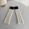 Sweet Y2k Gothic Knitted Foot Cover Thickened Stretchy Lolita Leg Warmers Warm Stocking for Women & Girls