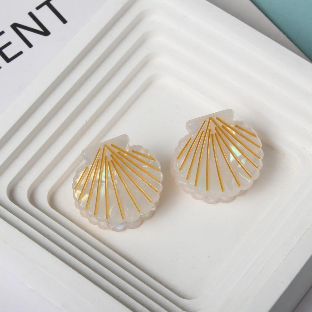 2pack Hair Clip Shell Small Hair Claw for Women Girls Butterfly  Acrylic Fashion Crab for Hair Clamps Hair Accessories