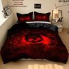 Gears War Pattern Bedding uilt Set uilt Cover Pillowcase Home Decoration Birthday Gift (1 * duvet cover + 2 * pillowcase without core)