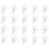 Wall Hooks Hangers Suction Cup Kitchen Bathroom Set 20Pcs