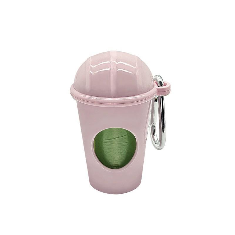 Portable Dog Poop Scooper with Trash Bags - Ice Cream Style Dispenser with Trash Bags