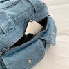 Vintage Denim Women's Bag Large Capacity Stitching Tote Women's Bag