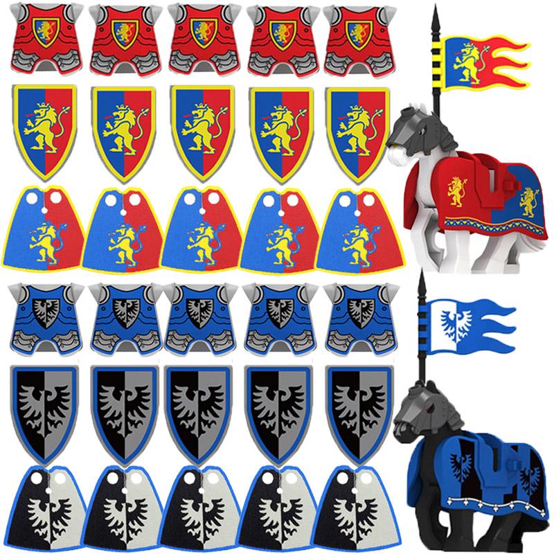 Medieval Zoo Building Blocks Character Accessories Mounts Animals Deer Elephants Camels Wolves Warhorses Bricks Toy Gifts K080