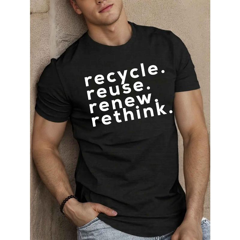 

Men s Short Sleeve T-Shirt - Geometric Print Casual Summer Tee, Breathable Round Neck Top, Machine Washable Regular Fit, Everyday Comfort 4XL чорний