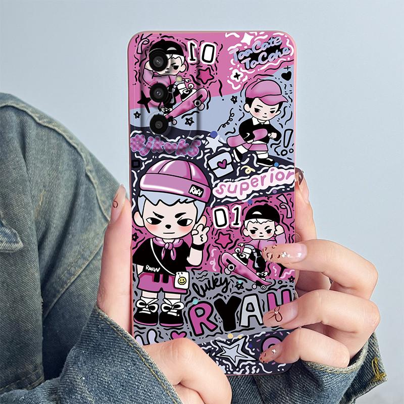 For Samsung Buddy 2 Phone Case Astronaut Back Cover For Galaxy Buddy2 Funda Soft Liquid Silicone Camera Protection Bumper Coque