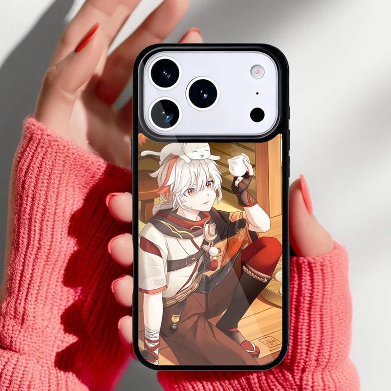 Genshin Impact Kaedehara Kazuha Phone Case for iPhone 17 16 15 14 13 Pro Max Back Cover for 12 11 Pro Coque