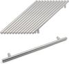 Furniture Handle for Cabinet Drawers Metal 288mm 15pcs Silver Color