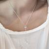 VINOOM Heart Drop Necklace (pearl)