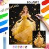 Golden Princess Digital Oil Painting Hand Painting Home Decoration Painting