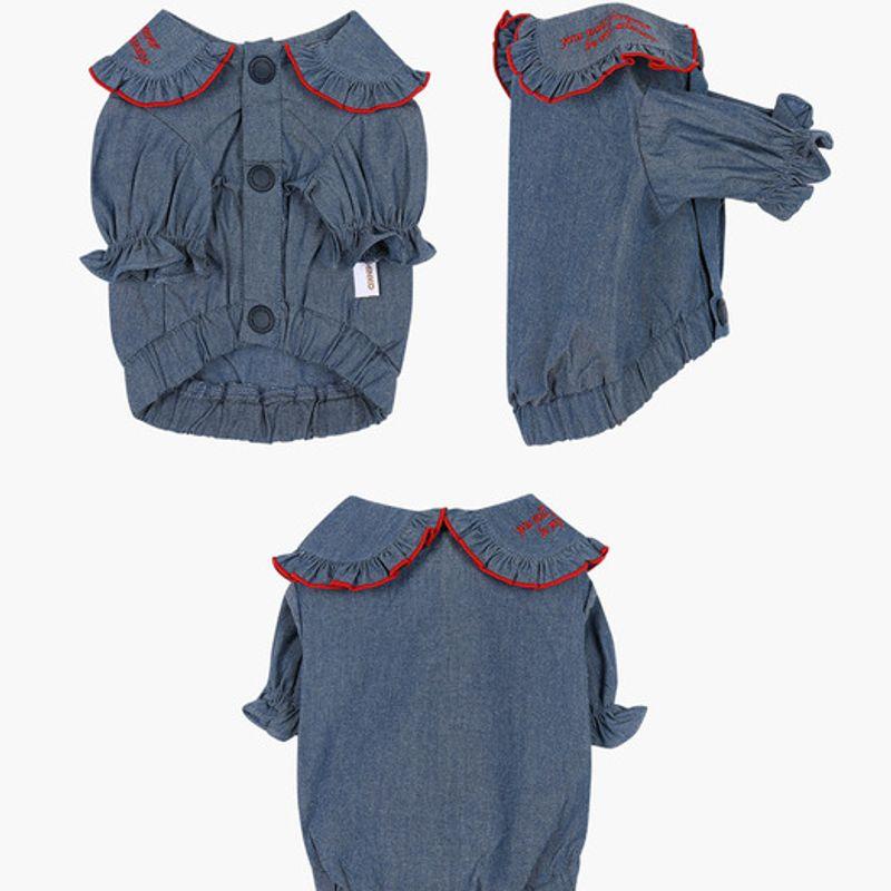 MIMINKO Denim Frill Jacket [DW3AJ1380]