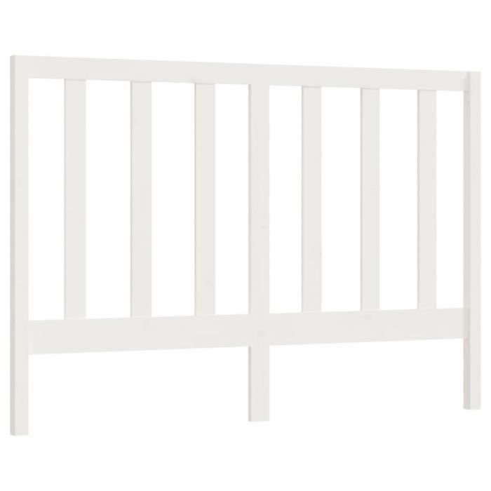 VidaXL Headboard White 166x4x100 Cm Solid Pine Wood 817701