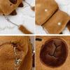 Cartoon-Tier-Plüschrucksack Kawaii Cartoon-Umhängetasche Capybara Crossbody-Tasche Einkaufstasche