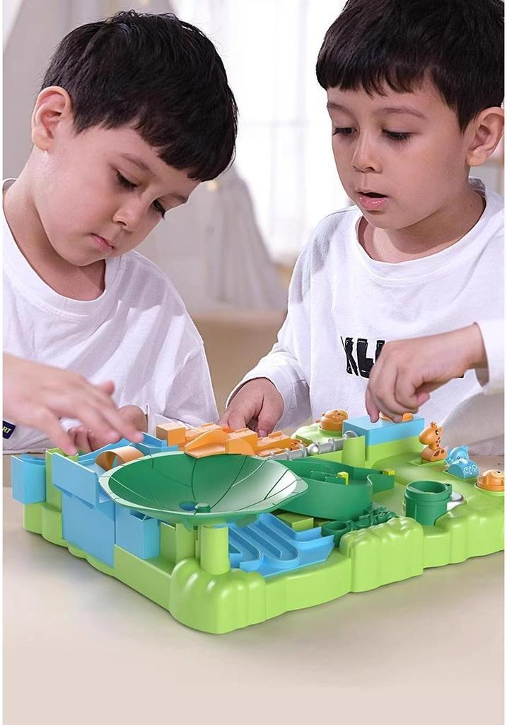 Jungle Adventure Marble Maze Toy for Kids 3-12