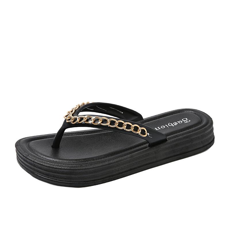 New Stylish and Versatile Flip-flops for Women Flat Beach Shoes
