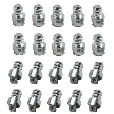 20pcs 16mm Spring Male And Female Join Connector For Electric Pipe Dredge Machine Male And Female Connector Pipeline Adapter