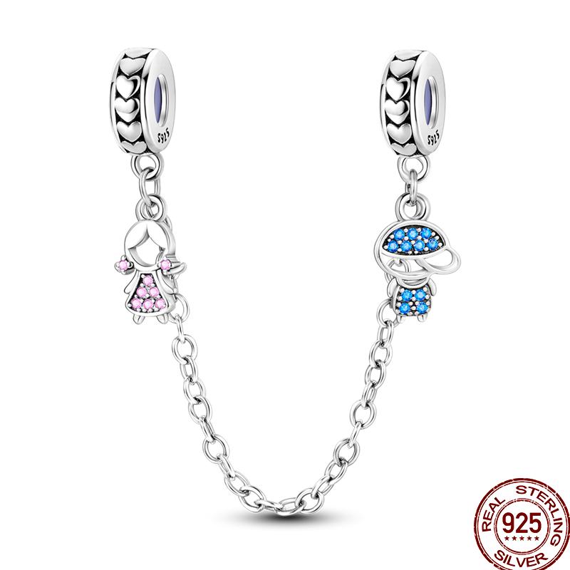 Copper Shiny Zircon Chain Series Beaded Beads Suitable For Pan Original Bracelet Diy Jewelry Gift