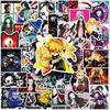 50Pcs Various Demon Slayer Graffiti Sticker Anime Waterproof Decals Stickersr For Water Cup Ipad Phone Laptop Scrapbook Kids Toy
