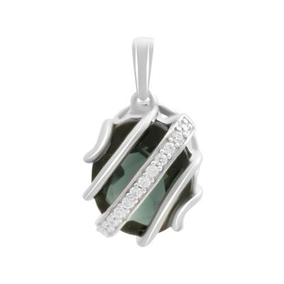 Silver Pendant with London Blue Topaz 3.938ct (2178170)