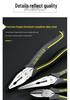 King Multifunctional Pliers: 6-inch & 8-inch Industrial Grade Needle-Nose and Diagonal Wire Cutters for Electricians