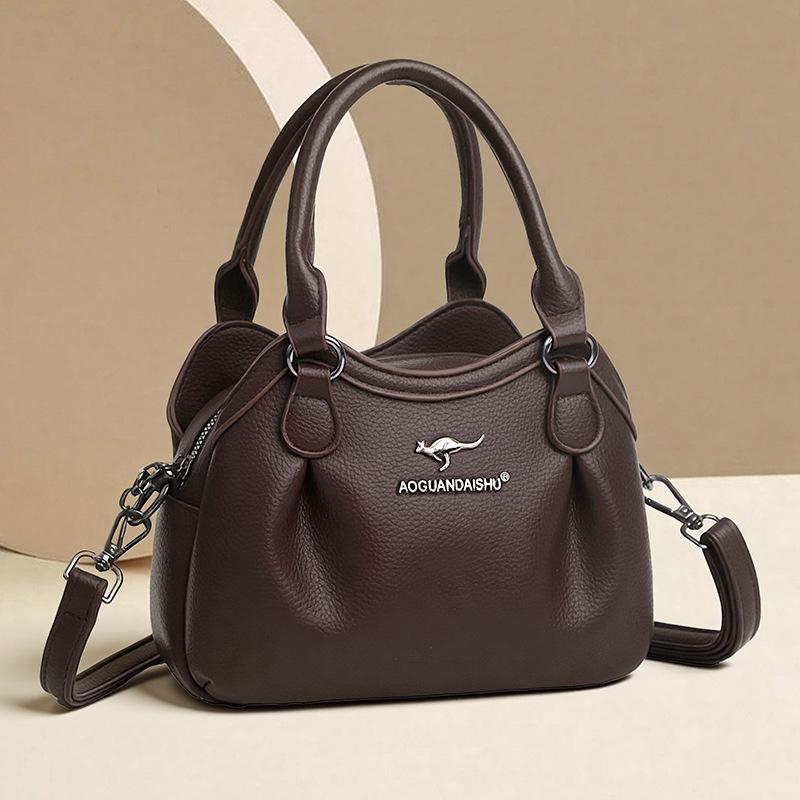 Large Capacity Commuter Shoulder Bag Women PU Hand Bag
