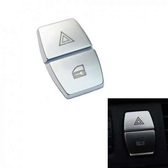 ABS Car Warning Light Switch Button Cover Trim For BMW 5 /6 /7 series F10 GT F07