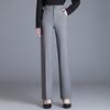 2025 Spring/Summer Women's High-Waist Cigarette Pants: Versatile Fashionable Straight-Leg Suit Trousers