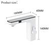 Smart Sensor LED Faucet Bathroom Basin Infrared Faucet Kitchen Sink Mixer Tap Hot and Cold Vanity Touchless Tap Digital Display