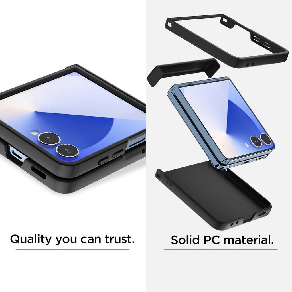 Hinge Protective Solid Color Shockproof Folding Phone Case For Samsung Z Flip 7 6 5 4 3 ZFlip7 Flip6 Flip5 5G Hard PC Slim Cover
