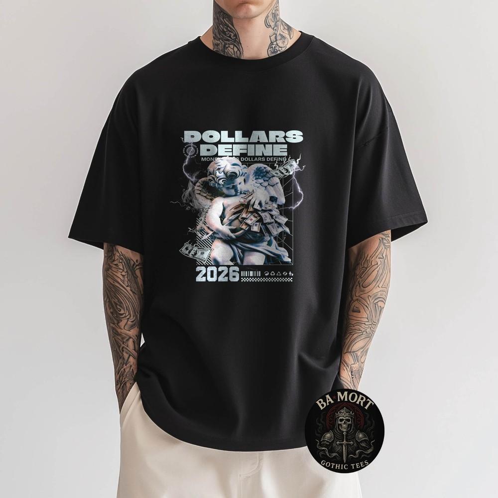 Money Cherub Y2K Valentine Rich Vibe TShirt Unisex T-Shirt M